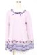 画像1: PINK HOUSE / ギンガム×バイオレットレース使いカットソー L ラベンダー Y-25-12-20-046-LO-TO-SZ-ZY (1)