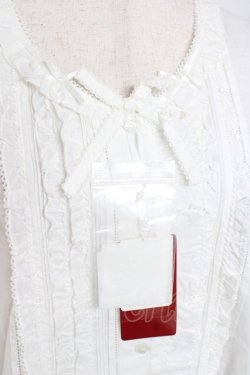 画像6: PINK HOUSE / リボンいっぱいフリルベスト F 白 Y-25-12-20-005-LO-TO-SZ-ZY