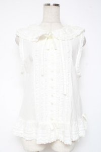 PINK HOUSE / フードベスト  白 Y-25-12-20-006-LO-TO-SZ-ZY