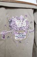 画像4: PINK HOUSE / フィフティバイオレッツ刺繍入りセーラーカラージャケット L ベージュ Y-25-12-20-053-LO-JA-SZ-ZT285 (4)