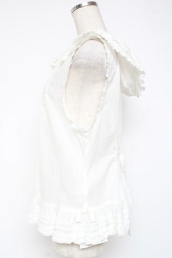 画像2: PINK HOUSE / フードベスト  白 Y-25-12-20-006-LO-TO-SZ-ZY