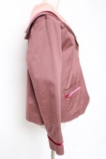 画像2: PINK HOUSE / フィフティバイオレッツ刺繍入りセーラーカラージャケット L ピンク Y-25-12-20-054-LO-JA-SZ-ZT0207B (2)
