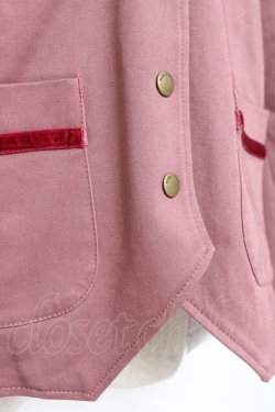 画像6: PINK HOUSE / フィフティバイオレッツ刺繍入りセーラーカラージャケット L ピンク Y-25-12-20-054-LO-JA-SZ-ZY
