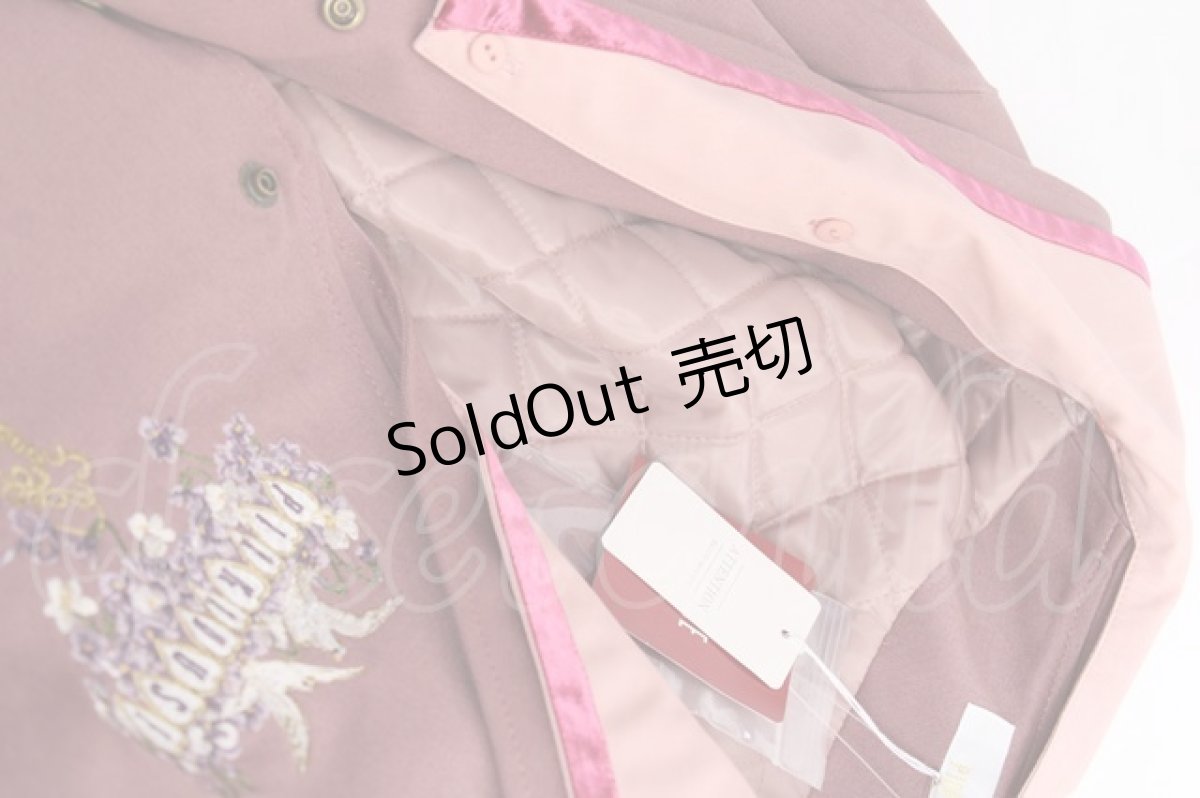 画像7: PINK HOUSE / フィフティバイオレッツ刺繍入りセーラーカラージャケット L ピンク Y-25-12-20-054-LO-JA-SZ-ZT0207B (7)