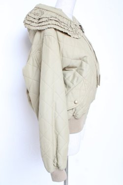 画像2: PINK HOUSE / PHロゴワッペン付きフードブルゾン F カーキ Y-25-12-20-057-LO-JA-SZ-ZY