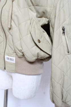 画像5: PINK HOUSE / PHロゴワッペン付きフードブルゾン F カーキ Y-25-12-20-057-LO-JA-SZ-ZY