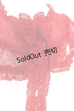 画像4: PINK HOUSE / ポルカドットチュールティペット  赤 Y-25-12-20-001-LO-ZA-SZ-ZS