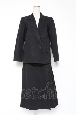 画像1: PINK HOUSE / デニムセットアップ  黒 Y-25-12-20-060-LO-OP-SZ-ZT620