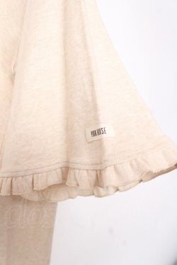 画像4: PINK HOUSE / クロスステッチロゴ刺繍入りチュニック  ベージュ Y-25-12-20-061-LO-OP-SZ-ZY