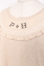 画像5: PINK HOUSE / クロスステッチロゴ刺繍入りチュニック  ベージュ Y-25-12-20-061-LO-OP-SZ-ZT614 (5)