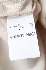 画像6: PINK HOUSE / クロスステッチロゴ刺繍入りチュニック  ベージュ Y-25-12-20-061-LO-OP-SZ-ZT614 (6)