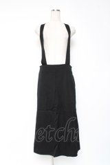 PINK HOUSE / 吊りスカート F 黒 Y-25-12-20-063-LO-SK-SZ-ZY