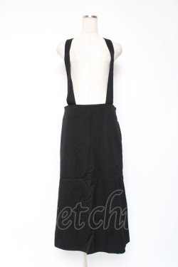 画像1: PINK HOUSE / 吊りスカート F 黒 Y-25-12-20-063-LO-SK-SZ-ZY