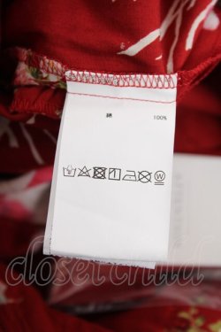 画像10: PINK HOUSE / ストロベリーハットワンピース  赤 Y-25-12-20-065-LO-OP-AS-ZY