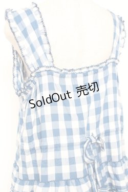 画像4: PINK HOUSE / ギンガムチェックロングワンピース F 青 Y-25-12-20-066-LO-OP-SZ-ZY