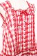 画像5: PINK HOUSE / ギンガムチェックロングワンピース  赤ｘ白 Y-25-12-20-067-LO-OP-SZ-ZY (5)