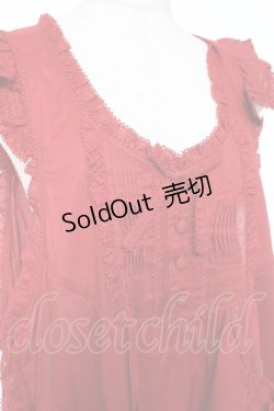 画像5: PINK HOUSE / Flower Picnicのローンタブリエ F 赤 Y-25-12-20-068-LO-OP-SZ-ZY