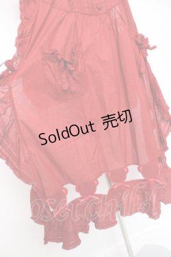 画像6: PINK HOUSE / Flower Picnicのローンタブリエ F 赤 Y-25-12-20-068-LO-OP-SZ-ZY