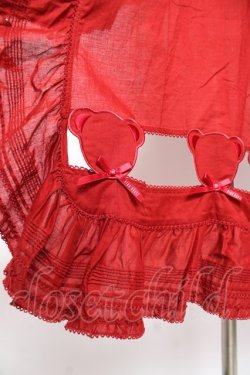 画像7: PINK HOUSE / Flower Picnicのローンタブリエ F 赤 Y-25-12-20-068-LO-OP-SZ-ZY