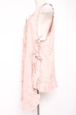 画像2: PINK HOUSE / ひな菊ロンド刺繍タブリエ F ピンク Y-25-12-20-069-LO-OP-SZ-ZY