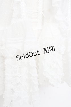 画像6: PINK HOUSE / ドットチュールレースベスト F 白 Y-25-12-20-007-LO-BL-SZ-ZY