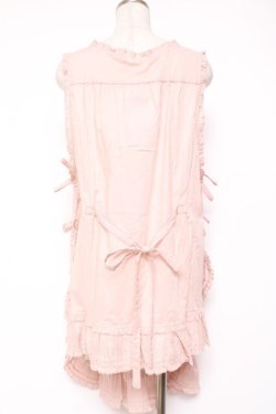 画像3: PINK HOUSE / ひな菊ロンド刺繍タブリエ F ピンク Y-25-12-20-069-LO-OP-SZ-ZY