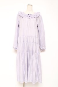 PINK HOUSE / フリル襟付きローンミディワンピース F ラベンダー Y-25-12-20-070-LO-OP-SZ-ZY