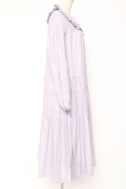 画像2: PINK HOUSE / フリル襟付きローンミディワンピース F ラベンダー Y-25-12-20-070-LO-OP-SZ-ZS