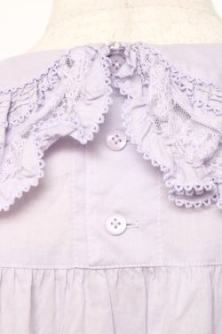 画像4: PINK HOUSE / フリル襟付きローンミディワンピース F ラベンダー Y-25-12-20-070-LO-OP-SZ-ZS
