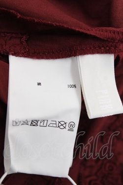 画像10: PINK HOUSE / 小花刺繍入りフリルワンピース F ボルドー Y-25-12-20-071-LO-OP-SZ-ZY