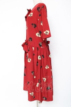 画像2: PINK HOUSE / スコッチテリアワンピース F 赤 Y-25-12-20-072-LO-OP-SZ-ZY