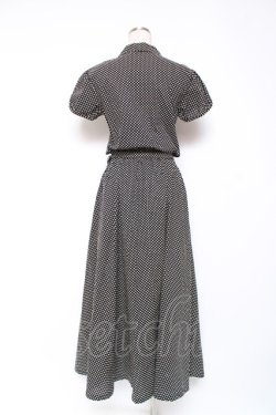 画像2: PINK HOUSE / ドットワンピース F 黒 Y-25-12-20-074-LO-OP-SZ-ZY