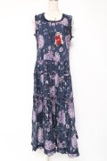 PINK HOUSE / ラベンダープリントノースリーブワンピース F 紺 Y-25-12-20-075-LO-OP-AS-ZY