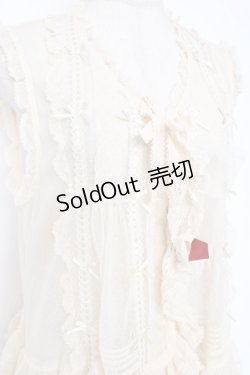 画像5: PINK HOUSE / ドットチュールレースベスト F 生成り Y-25-12-20-008-LO-BL-SZ-ZY