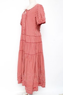 画像2: PINK HOUSE / カラーギンガムチェックワンピース F 赤 Y-25-12-20-078-LO-OP-AS-ZS