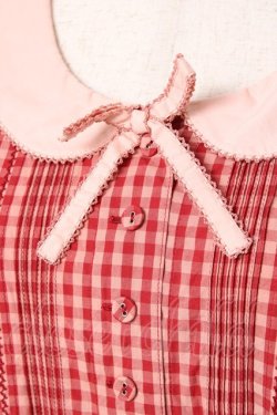 画像6: PINK HOUSE / カラーギンガムチェックワンピース F 赤 Y-25-12-20-078-LO-OP-AS-ZS