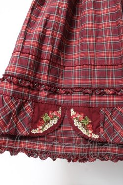 画像4: PINK HOUSE / オジリナルタータンワンピース F 赤 Y-25-12-20-079-LO-OP-SZ-ZY