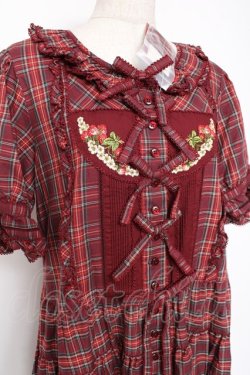 画像5: PINK HOUSE / オジリナルタータンワンピース F 赤 Y-25-12-20-079-LO-OP-SZ-ZY