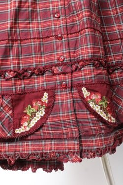 画像8: PINK HOUSE / オジリナルタータンワンピース F 赤 Y-25-12-20-079-LO-OP-SZ-ZY