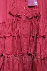 画像7: PINK HOUSE / Berry Rose刺繍入りパッチワーク風ワンピース F 赤 Y-25-12-20-080-LO-OP-AS-ZS (7)