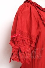 画像11: PINK HOUSE / Berry Rose刺繍入りパッチワーク風ワンピース F 赤 Y-25-12-20-080-LO-OP-AS-ZS (11)