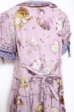 画像4: PINK HOUSE / フィフティバイオレッツプリントワンピース F ラベンダー Y-25-12-20-081-LO-OP-SZ-ZS (4)