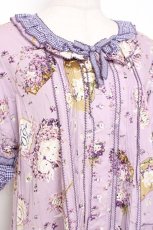 画像5: PINK HOUSE / フィフティバイオレッツプリントワンピース F ラベンダー Y-25-12-20-081-LO-OP-SZ-ZS (5)