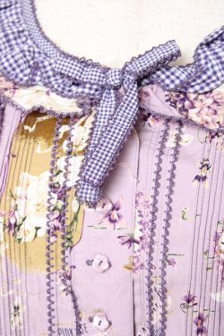 画像6: PINK HOUSE / フィフティバイオレッツプリントワンピース F ラベンダー Y-25-12-20-081-LO-OP-SZ-ZY