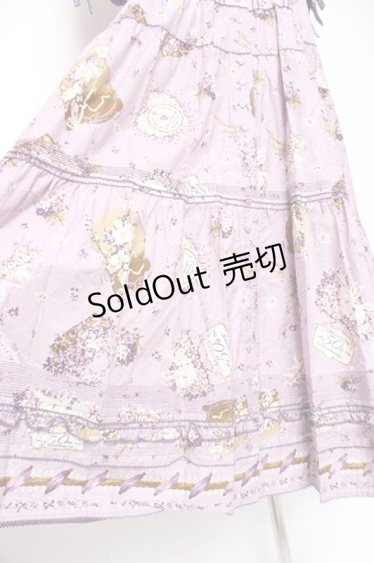 画像7: PINK HOUSE / フィフティバイオレッツプリントワンピース F ラベンダー Y-25-12-20-081-LO-OP-SZ-ZS (7)