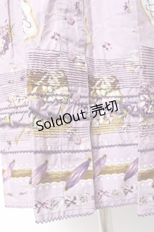 画像8: PINK HOUSE / フィフティバイオレッツプリントワンピース F ラベンダー Y-25-12-20-081-LO-OP-SZ-ZS (8)