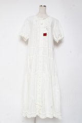 PINK HOUSE / ティアードロングワンピース F 白 Y-25-12-20-082-LO-OP-AS-ZY