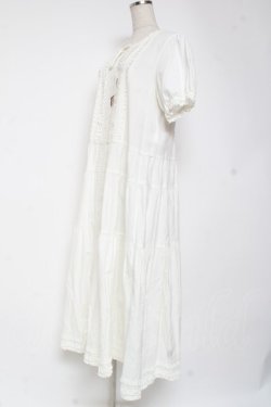 画像2: PINK HOUSE / ティアードロングワンピース F 白 Y-25-12-20-082-LO-OP-AS-ZY