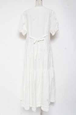 画像3: PINK HOUSE / ティアードロングワンピース F 白 Y-25-12-20-082-LO-OP-AS-ZY