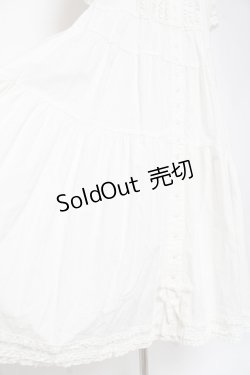 画像7: PINK HOUSE / ティアードロングワンピース F 白 Y-25-12-20-082-LO-OP-AS-ZY